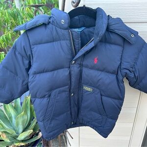 Polo by Ralph Lauren Dark Blue Puffer Jacket for Kids